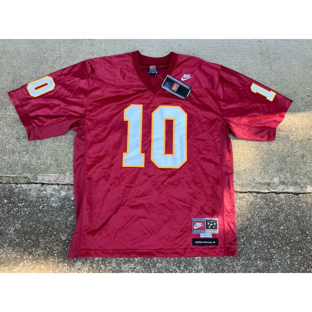 VTG Signed Nike Florida State Seminoles Derrick Brooks 